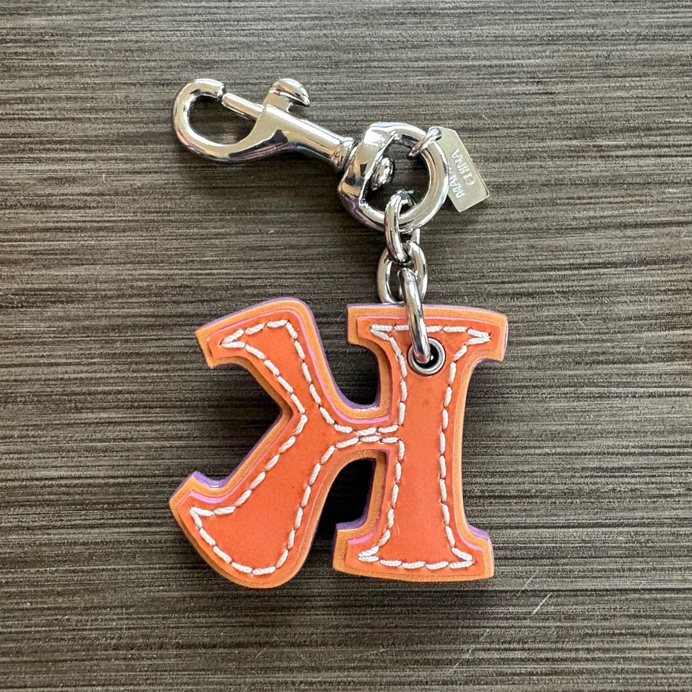 RESERVED Coach Letter K Leather Bag Charm - Picture 6 of 10